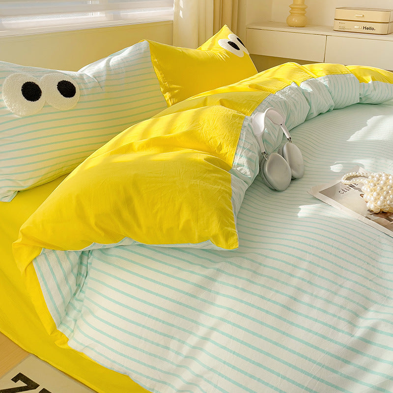 Big Eyes Four-piece Bedding Set