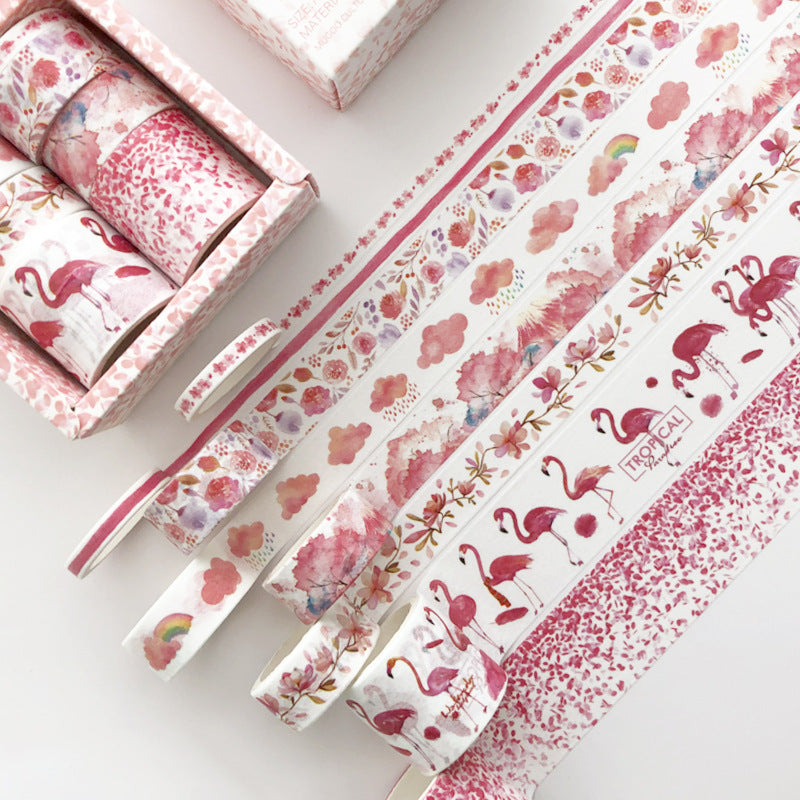 8 Combination Boxed Japanese Paper Journal Tape