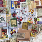 Junk journal retro material mixing package
