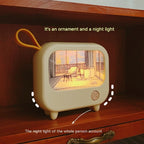 Retro TV Small Night Lamp – LED Ambient Sleeping Light