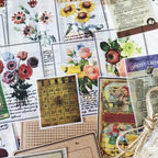 Junk journal retro material mixing package