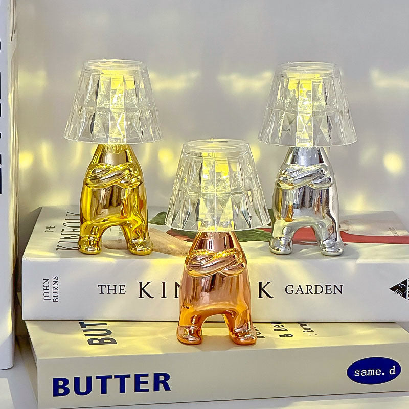 Crystal Glow LED Night Lamp