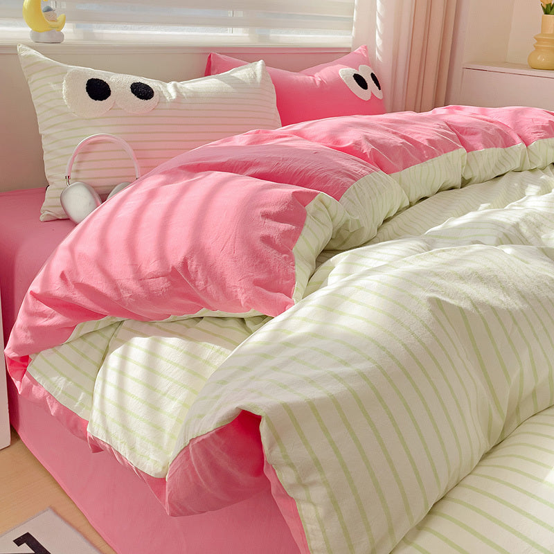 Big Eyes Four-piece Bedding Set