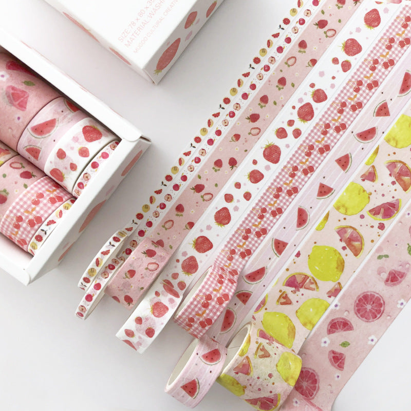 8 Combination Boxed Japanese Paper Journal Tape