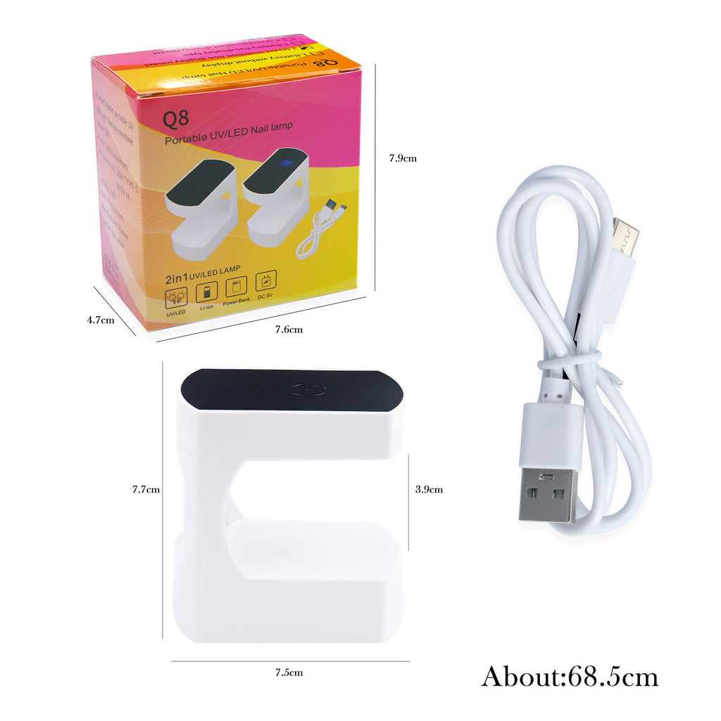 USB Mini Hot Lamp Small Q8 Nail Tip Lamp