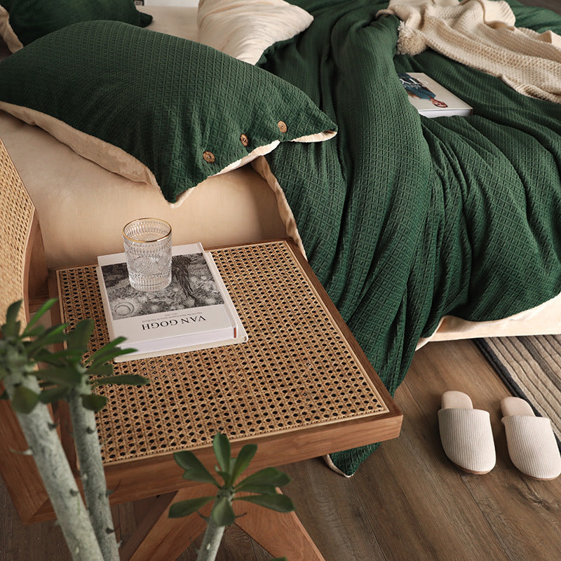 Four-piece Bedding Set - Dark Green
