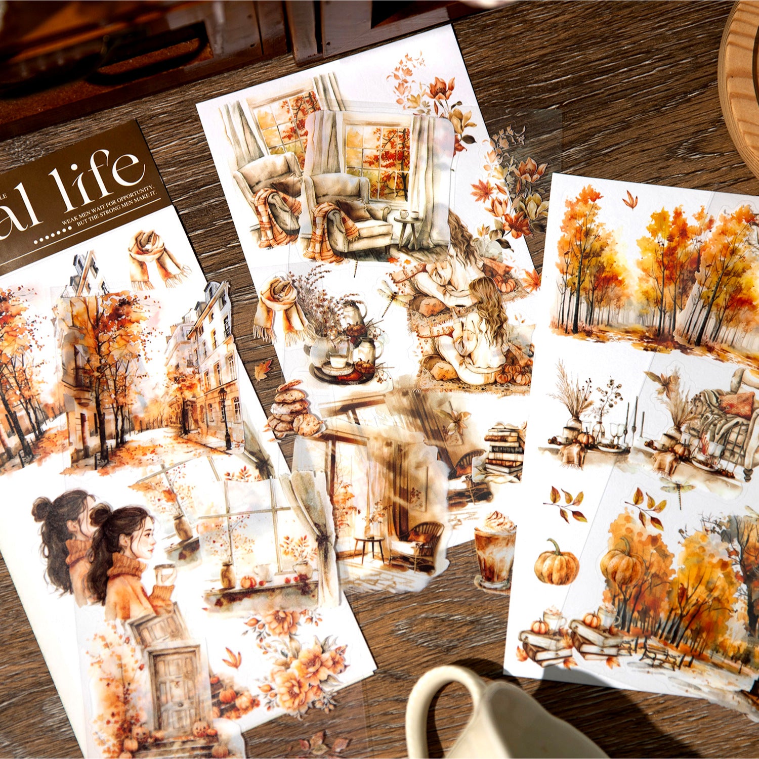 Fashion Creative Collage Journal Decoration