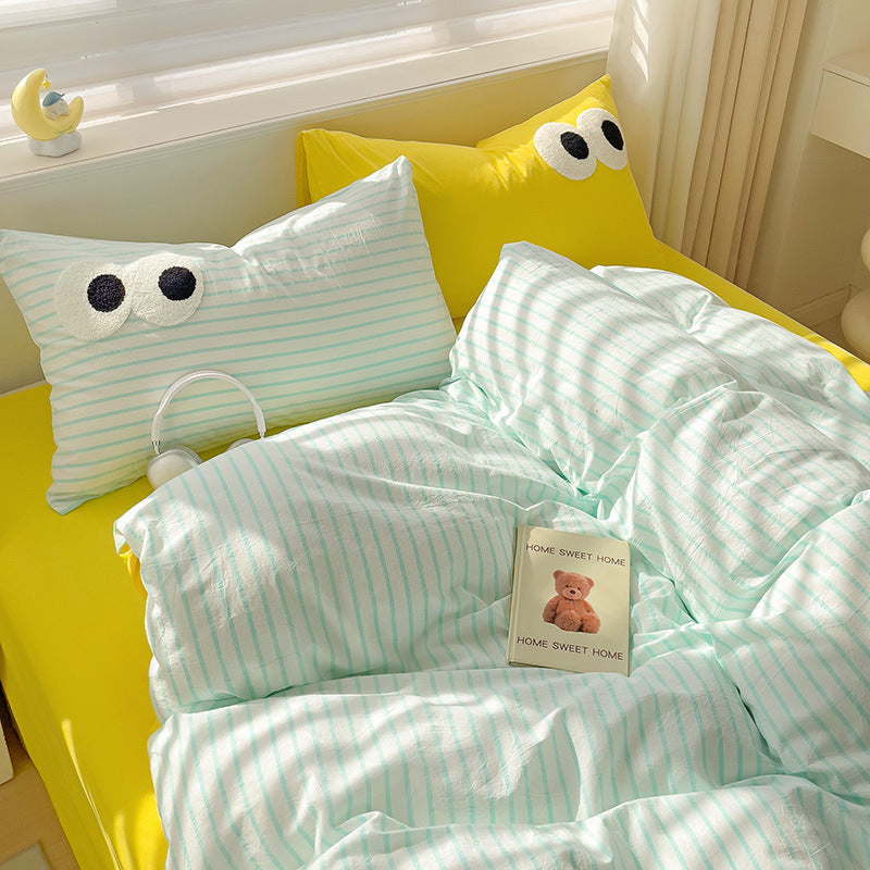 Big Eyes Four-piece Bedding Set