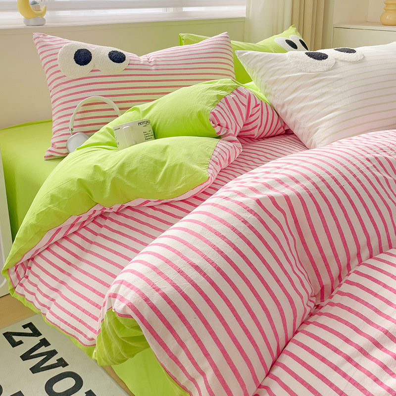 Big Eyes Four-piece Bedding Set