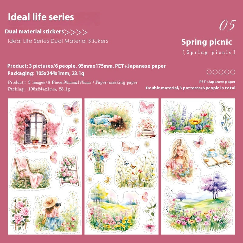 Fashion Creative Collage Journal Decoration
