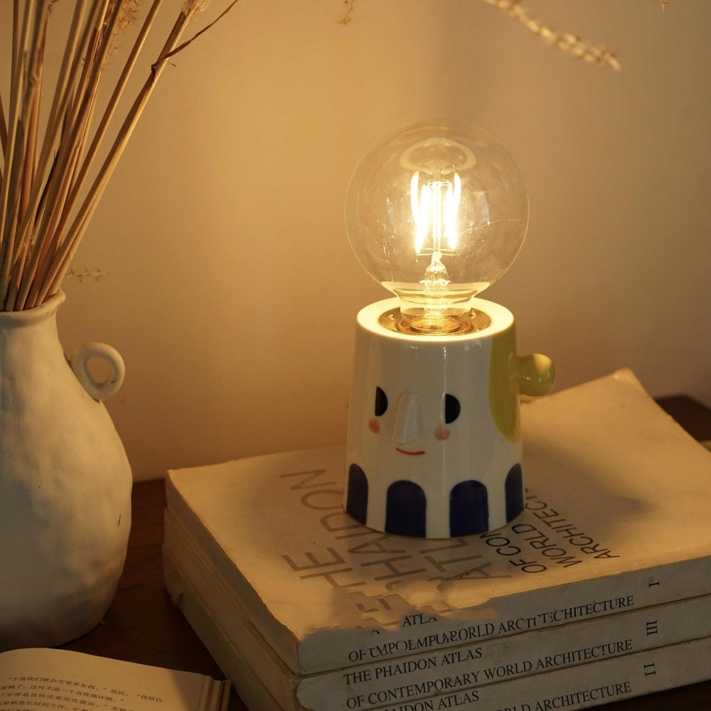 Handmade Ceramic Lamp Creative Decoration Bedside Lamp