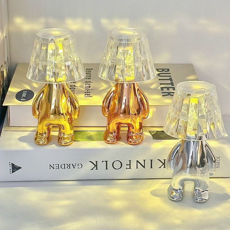 Crystal Glow LED Night Lamp