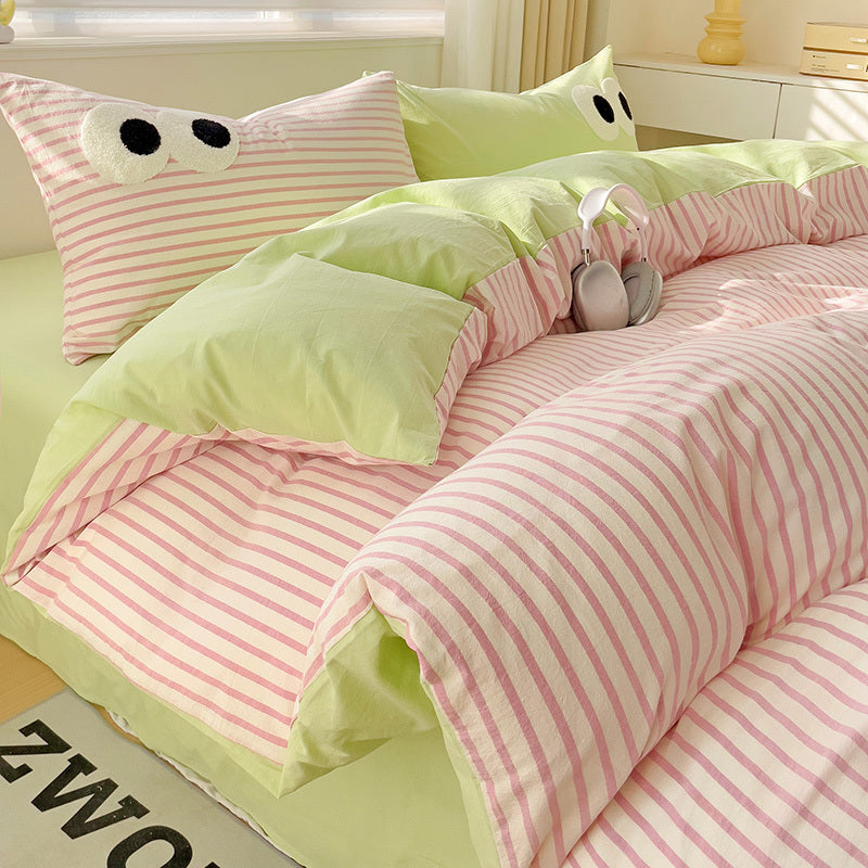 Big Eyes Four-piece Bedding Set